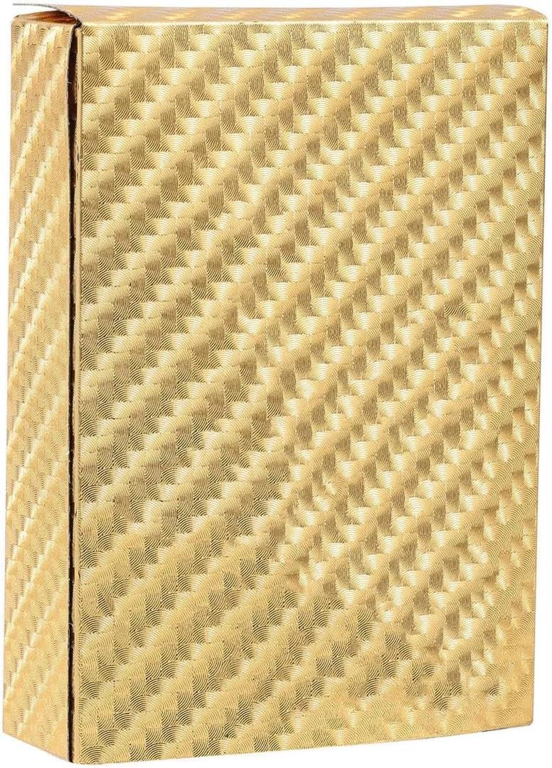 55 PCS Gold Cards Packs Rare Golden Cards Deck Box Gold Foil Card for Fans/Kids/Collectors Gifts (No Duplicates)
