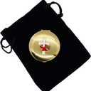 PYX with Epoxy Filled Cross and Dove 1 1/2 x 1/2 Inch