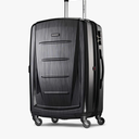 Samsonite Winfield 2 Hardside Expandable Luggage with Spinner Wheels, Brushed Anthracite, Checked-Medium 24-Inch