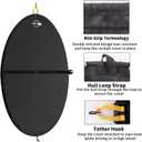 Universal Kayak Cockpit Cover Waterproof Heavy Duty Material for Cockpit Clean and Tidy Nylon Strap