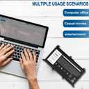 2 x 357F9 0GFJ6 Laptop Battery for Dell 15 7000 7559 7567 7566 7759 7557 5577 INS15PD Series P57F P57F003 P65F P65F001 71JF4 0GFJ6 071JF4 Gaming 15 7559 i7559 i7559-5012GRY 7557 i7557 i5577-7342blk-pus