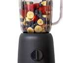 IRIS USA 3-Speed High-Power Professional-Grade Countertop & Kitchen Blender - 50 oz Tritan Jar, Titanium-Coated Stainless Steel Blades, Black for Smoothies, Protein Shakes