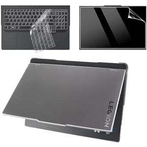 yiodelu 4-in-1 Protective Laptop Case for 2024 Legion Pro 5 16IRX9/16ARX8/16IRX8 Frosted Transparent Hard Shell+Screen Film+Keyboard Cover for Legion Pro 5i Gen 9