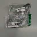 LANDOT Mini Hair Straightener Brush - Ionic Heated Straightening Brush for Frizz-Free & Smooth Styling, Compact Lightweight Dual Voltage Travel Flat Iron Comb for Medium Short Hair, Black