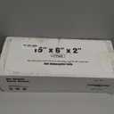 Toilet Tank Tray for Modern Black Bathroom Decor Set of 2 Toilet Tank Topper Paper Storage Decorative Organizer Box Wood Vanity Tray for Counter Decor Dresser Tops 15" x 6" x 2" (Black)