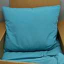 Outdoor Chair Cushions, Waterproof Outdoor Cushions for Patio Furniture w/Fade-Resistant, Removable & Machine-Washable Covers, 19x19 Inch, Ideal for Seat in Gardens/Porch Set of 1, Teal
