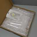 4 Tier Acrylic Cupcake Display Stand, Cupcake Tower Stand with Light, Cupcake Tier Stand for 50 Cupcakes, Clear Cupcake Stands for Weddings, Birthdays, Party, Graduation (Yellow01)