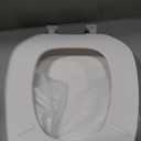 Centoco Eljer Emblem Round Toilet Seat with Square Front, Closed Front with Cover, Residential, Plastic, Made in the USA, EMB201-001, White