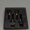 XFLHEHD Fits for 2006-2020 Toyota 4Runner Halogen Headlight Bulbs Combo, Ultra Bright 5000K White High Low Beam Headlight Bulbs, Plug and Play, 4 Pack