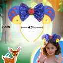 Snow Costume for Girls Adult Women Princess Dress up 4-6 Accessories Kids Party Decorations Birthday Favors Princess Toys Mouse Ears Headband