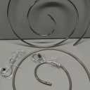 Pack of 2 Spiral Sheet Hanger, 304 Stainless Steel, Hangers Space Saving for Bedspreads Coverlets Mattresses Tablecloths Sofa Covers Blankets Shawls Scarfs Capes