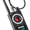 Hidden Camera Detectors, Anti Spy Camera Finder, GPS Tracker Detector, Hidden Devices Detector for Airbnb, Hotels, Bathroom, Home, Office (Black)