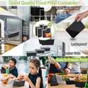 50-Pack Meal Prep Containers, 26 OZ Microwavable Reusable Food Containers with Lids for Food Prepping, Disposable Lunch Boxes, Plastic Food Boxes- Stackable, Freezer Dishwasher Healthy