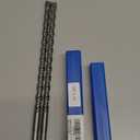 Concrete Drill Bit Lengthening 3pcs 1/2" X 12"-10" Cross-Type Double Thread Carbide Material Suitable for Brick, Cement Walls, Stone, Extra Long Hammer Drill Bits