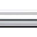 Ivilon Tension Curtain Rod - Spring Tension Rod for Windows or Shower, 36 to 54 Inch. Chrome
