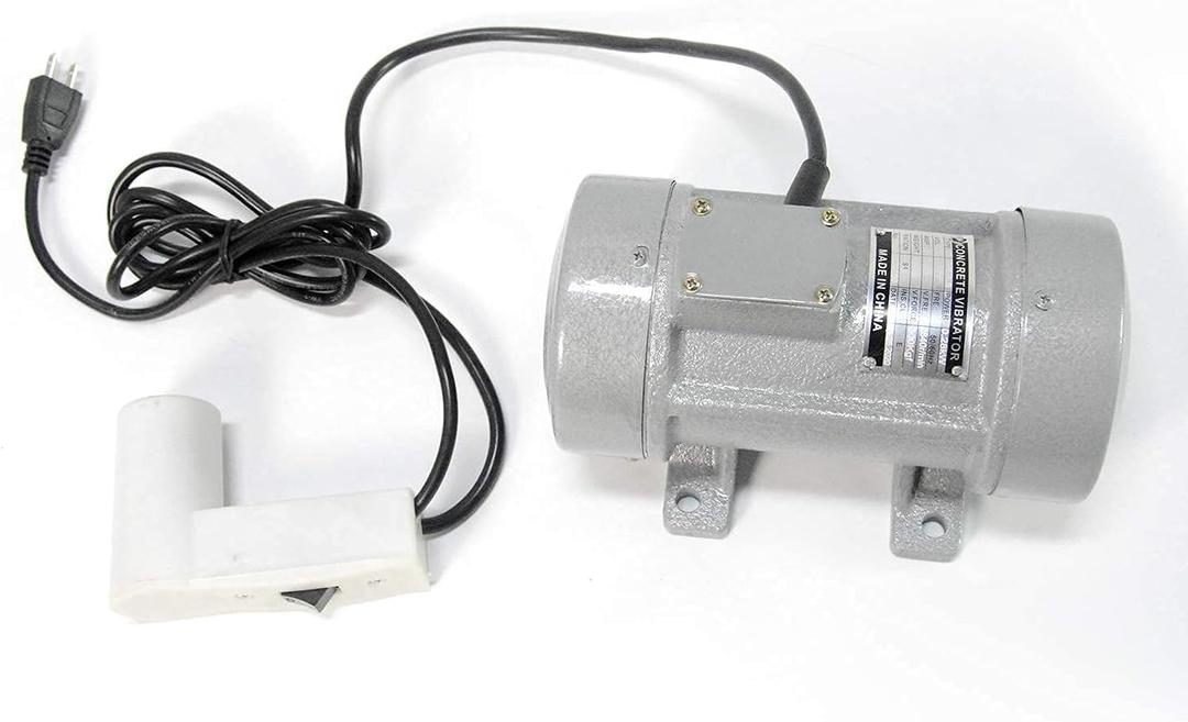 Nisorpa Concrete Vibrator, 280W Power Concrete Vibrator Motor for Concrete Vibrating Table, 110V Concrete Vibrator Vibration Motor, 60HZ 2840rpm with US Plug and 5.9fts Power Cable
