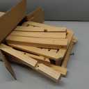 Bamboo Shower Bench Inside Shower Stool with Storage Shelf, Spa Bath Chair for Bathroom, Seat or Organizer for Living Room, Bedroom and Garden - Great for All Ages Elderly (Small, Natural) (Small 16x10x17 Inch)