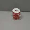 4 x 1 inch x 25 Yards Double Faced Red Polyester Satin Ribbon for Gift Wrapping,Wedding Decoration, Bows Making, Sewing, DIY Crafts