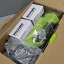 Leaf Blower, Electric Cordless Leaf Blower with 2 Batteries and Charger, 2 Speed Mode, Lightweight Cordless Blower for Blowing Leaves, Patio Cleaning, Blowers for Lawn Care and Dust