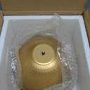 8.25'' Wide 7.3''High Decorative Bowl Vase Set of 2,Distressed Gold Metal Compote Bowl for TablesUrn Vases for Vintage Wedding Centerpieces,Elegant Compote Vases,Pedistal Vase for Any Event