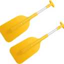 2Pcs Telescopic Paddle Portable Adjustable Aluminum Alloy Oar Boat Accessories