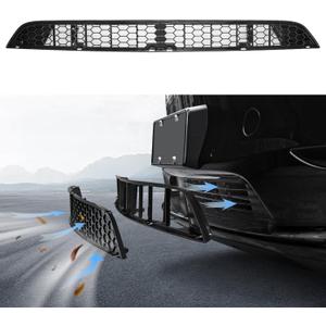 Grille Mesh Inserts for Tesla Model Y 2021-2025 Front Air Inlet Vent Grille Cover Replacement for Tesla Model Y Accessories (Detachable Version 3.0) (Upgraded for Tesla Model Y 2021-2025 (Version 3.0))