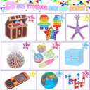 KUBUSFLY Fidget Toys, 68 Pack Party Favors for Kids, Treasure Box Toys for Classroom Prizes, Sensory Fidget Toys Carnival Prizes, Pinata Filler, Goodie Bag Stuffers Gifts for Kids Age 8 9 10 11 12+