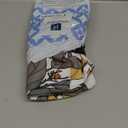 DriftAway Ryan Sketch Flower Floral Branch Leaves Lined Thermal Insulated Window Curtain Valance Rod Pocket 52 Inch by 18 Inch Plus 2 Inch Header Yellow Gray