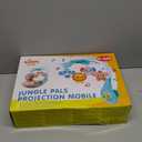 KiddoLab Baby Crib Mobile with Relaxing Music. Includes Ceiling Light Projector with Stars, Animals. Musical Crib Mobile with Timer. Nursery Toys for Babies Ages 0 and Older (New 2025 Model)