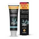 Burt's Bees Toothpaste, Natural Flavor, Charcoal with Fluoride Toothpaste, Mountain Mint, 3 x 4.7oz