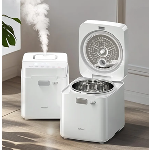 Mifasol Stainless Steel Humidifier, 3.3L/0.87Gal Steam Humidifier Large Room up to 800 sq ft, Easy to Clean Warm Mist Humidifiers for Bedroom Baby Nursery Home Office, White