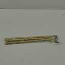Curtain Rods for windows 32-48 inch, 5/8 inch Decorative Gold Splicing Heavy Duty Metal Curtain Rod set with Brackets