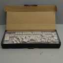 MageGee Mechanical Gaming Keyboard, New Upgraded Blue Switch 104 Keys White Backlit Keyboards, USB Wired Mechanical Computer Keyboard for Laptop, Desktop, PC Gamers(White & Pink)