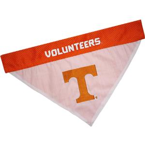 Pets First Collegiate Pet Accessories, Reversible Bandana, Tennessee Volunteers, Large/X-Large