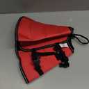 Soft Dog Cone Collar After Surgery: Adjustable Long Foldable Comfy Recovery Shame Elizabethan Stop Licking Dogs (Red, M)