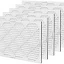 Amazon Basics 16x25x1 Air Filter 6-Pack, MERV 11 Electrostatic AC Furnace Filters for Allergies, Captures Dust and Pollen (Actual Size: 15.75" x 24.75" x 0.75")