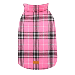 Kuoser Waterproof Dog Coat, Reversible Dog Jacket for Medium Dogs, Adjustable Durable Doggie Winter Coat Warm Puppy Cold Weather Apparel from Small to Large Breed, Pink M (Medium (Pack of 1))