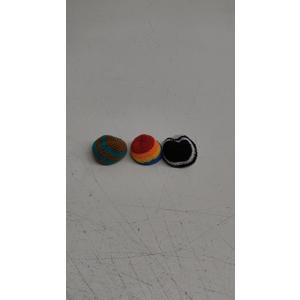 Multicolored Knitted Juggling Sacks Crochet - 3 Packs