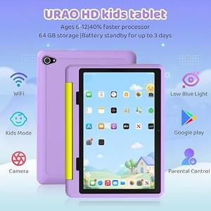 Kids Tablet,Android 16 Tablet for Kids 10 inch with Case,24GB RAM 64GB ROM
1TB Expandable,6000mAh Battery Touchscreen Parental Control,Dual Camera, WiFi for Children Study Entertainment Gaming Gift