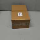 Elevated Ceramic Dog Bowl Set - Raised Feeding Bowls with Non-Slip Bamboo Stand - Small Pet Dishes for Food and Water - Ideal for Cats and Puppies - 16.23 OZ - 2 Cups - 480 ML (White)