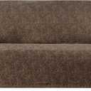 molasofa Loveseat Covers - Couch Cover for Leather Couches, Soft and Washable Loveseat Covers with Leather-Like Quality. Non-Pilling, Non-Slip 1-Piece Couch Cover for Pets and Kids (02 Dark Brown)