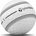TaylorMade Tour Response Golf Balls, Enhanced 360 ClearPath Alignment, Speed Wrapped Core for Distance and Feel, Pack of 12