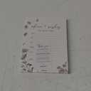 GardenCity Advice and Wishes for The Mr and Mrs, Bridal Shower Games for 50 Guests, Wildflower