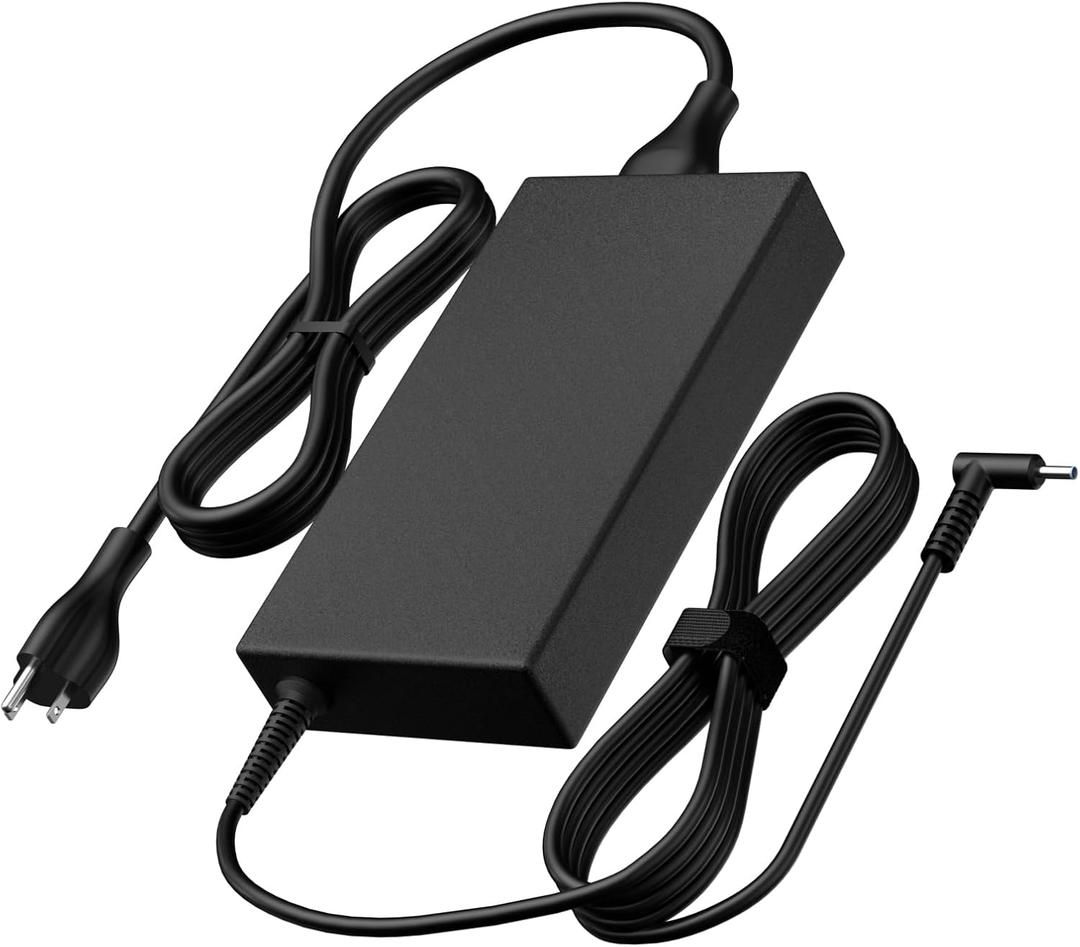 120W Charger Compatible with HP USB-C Dock G5 G4 USB-C/A Universal Dock G2 Envy Touchsmart 14 15 M7 OMEN 15 17 Zbook Firefly 16 G9 14 G7 G8 G9 G10 G11 710415-001 M95377-001 19.5V 6.15A Ac Adapter