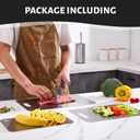 Titanium Cutting Board for Kitchen,2026 New Upgrade 100% Pure Titanium Cutting Boards for Kitchen Double Sided Titanware Cutting Board,Sanitary and Durable, Suitable for Dishwashers (XL 11 * 15in)