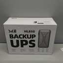 SKE UPS 850VA/480W Battery Backup & Surge Protector for Conmputer,Vertical and Horizontal Placement Uninterruptible Power Supply Orion HL850 (White)