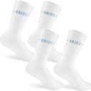 2 Pairs Bride Socks, White Blue Cotton Bridal Socks for Women, Bride To Be Something Blue Gift for Wedding Day Bachelorette Bridal Shower Party Decoration (White)