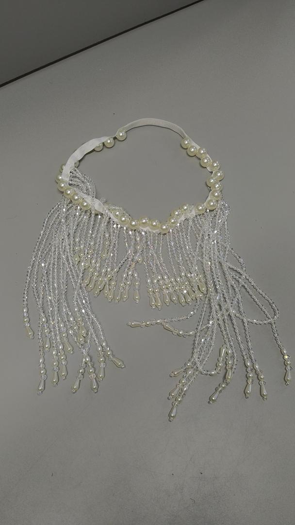 Sexy Multi-layered Pearl Waist Chain,White Pearl Tassel Hip Belly Body Chain,Festival Rave Beaded Waist Belt,Outfit Dress Pearl Belly Belt for Women