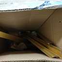 Floater Frame for 20x24 Canvas Paintings with 0.6-0.8" Deep, DIY Metal Canvas Floater Frames for Abstract Art Prints Family Wedding Portraits,Rustic Farmhouse Room Decor, No Glass & Back (Gold)