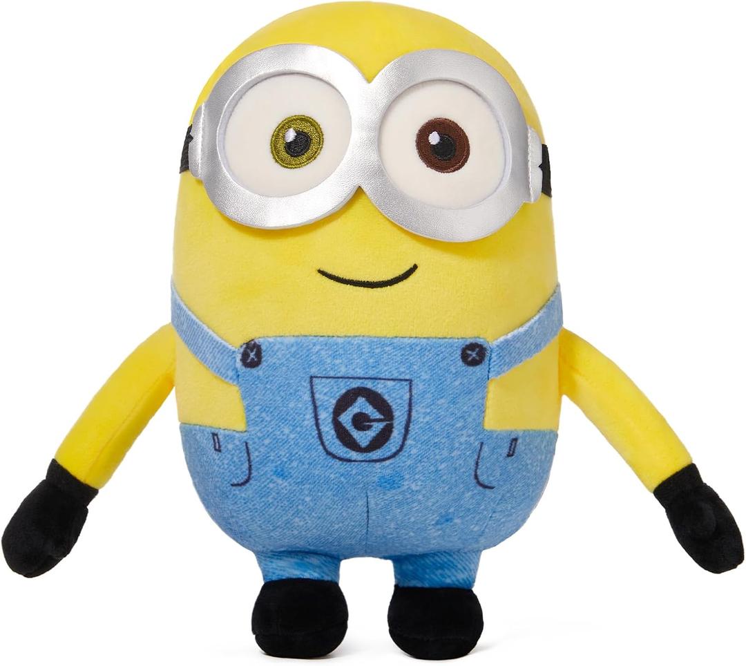MINISO 8" Minions Stuffed Animals Plush Toys (Bob), Cute Sleeping Bedding Stuffed Animals Kawaii Plushies Pillow for Kids Toddler Toys Boys Girls